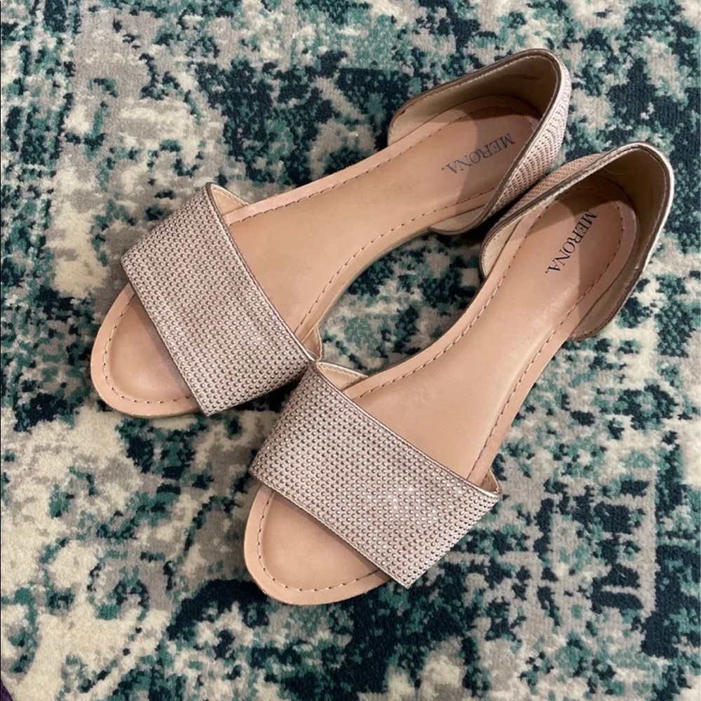 Target rose gold sandals